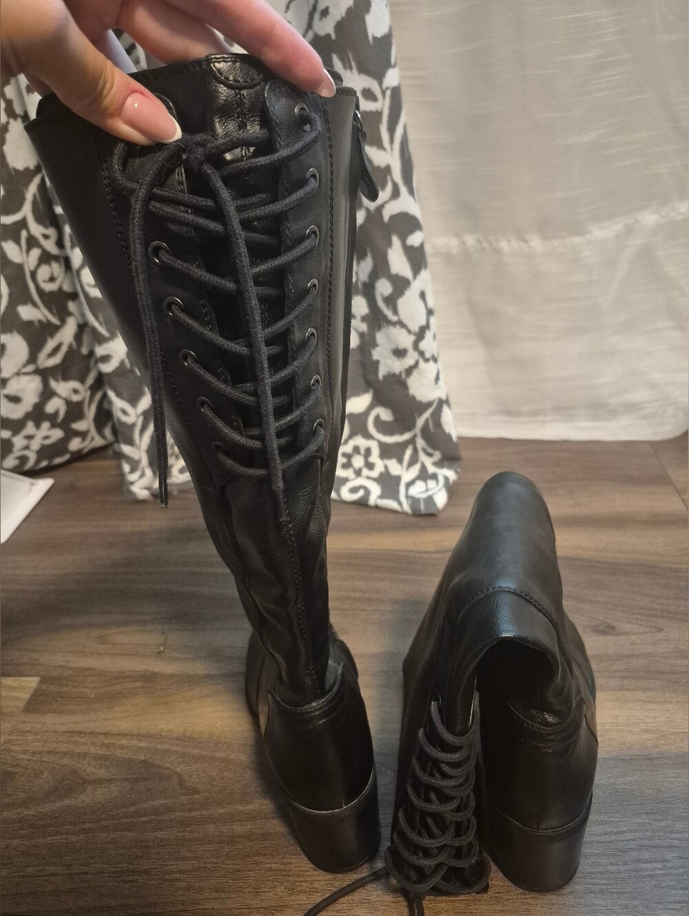 GEOX Respira Leather Knee-High Boots - Picture 14 of 16
